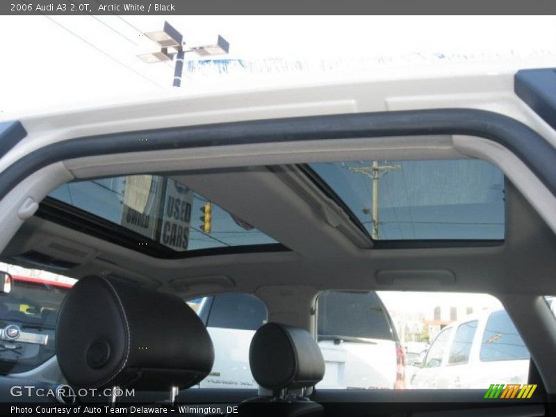 Arctic White / Black 2006 Audi A3 2.0T