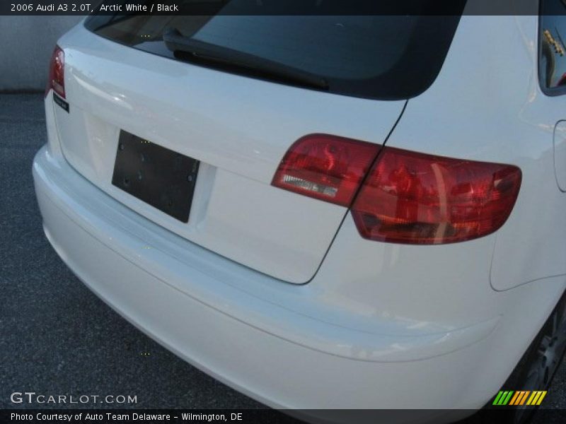 Arctic White / Black 2006 Audi A3 2.0T