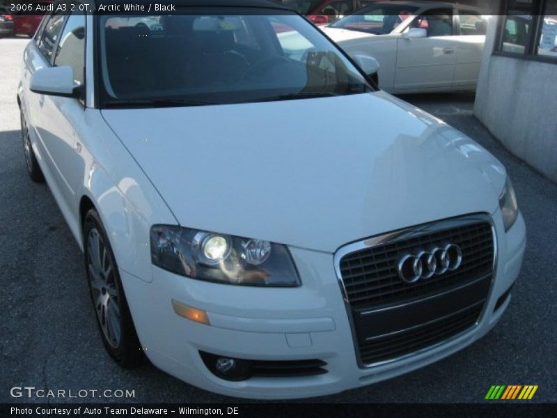 Arctic White / Black 2006 Audi A3 2.0T