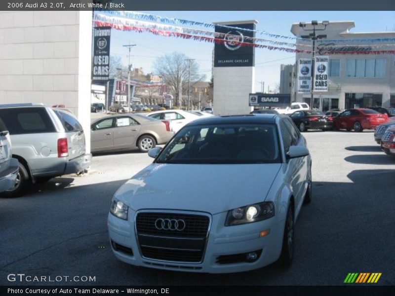 Arctic White / Black 2006 Audi A3 2.0T