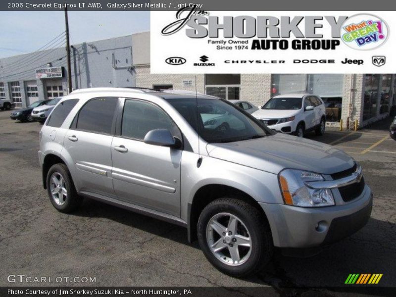 Galaxy Silver Metallic / Light Gray 2006 Chevrolet Equinox LT AWD
