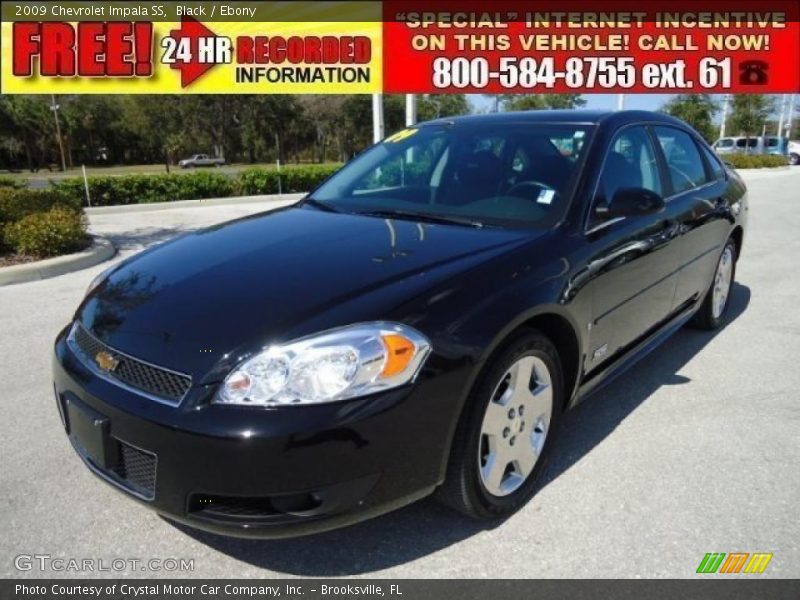 Black / Ebony 2009 Chevrolet Impala SS
