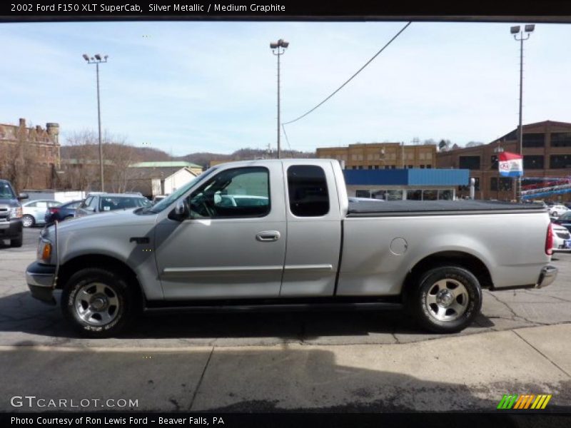 Silver Metallic / Medium Graphite 2002 Ford F150 XLT SuperCab
