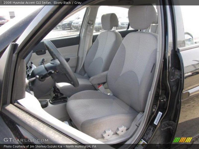 Ebony Black / Gray 2006 Hyundai Accent GLS Sedan