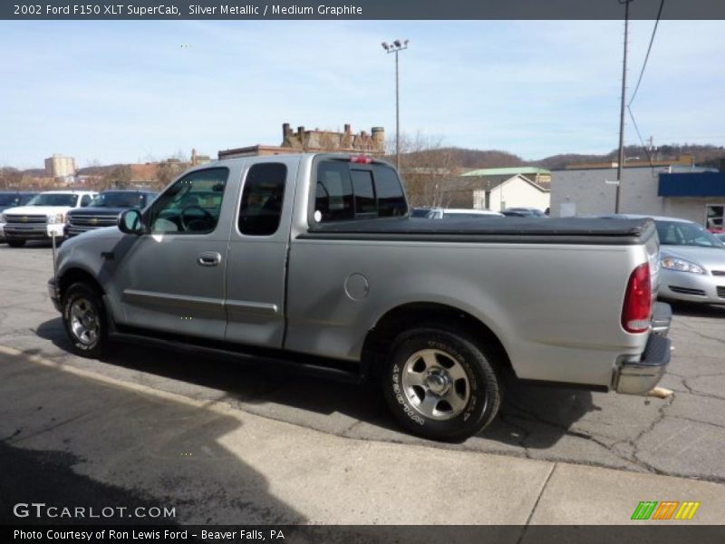 Silver Metallic / Medium Graphite 2002 Ford F150 XLT SuperCab