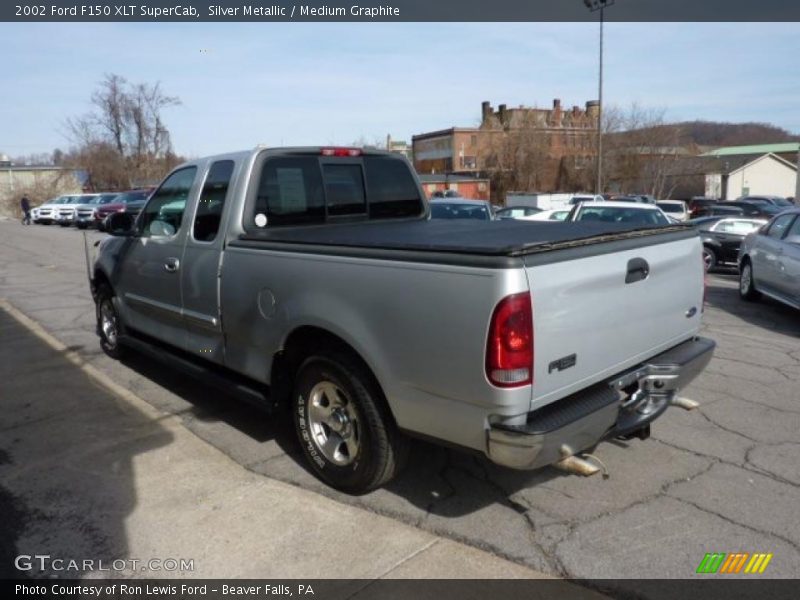 Silver Metallic / Medium Graphite 2002 Ford F150 XLT SuperCab