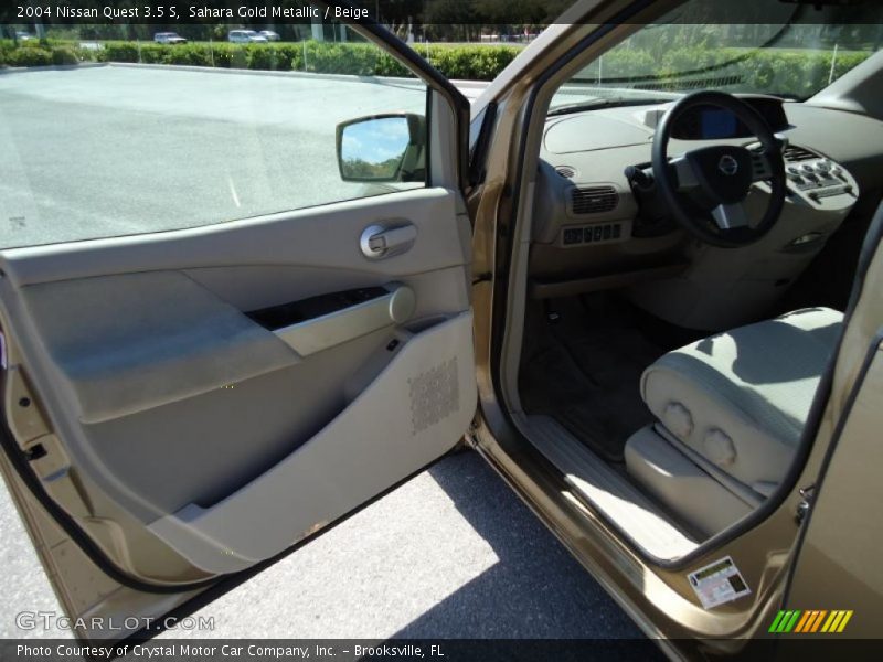 Sahara Gold Metallic / Beige 2004 Nissan Quest 3.5 S