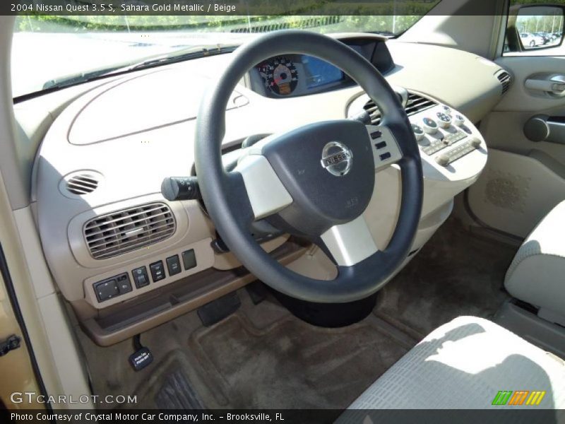 Sahara Gold Metallic / Beige 2004 Nissan Quest 3.5 S