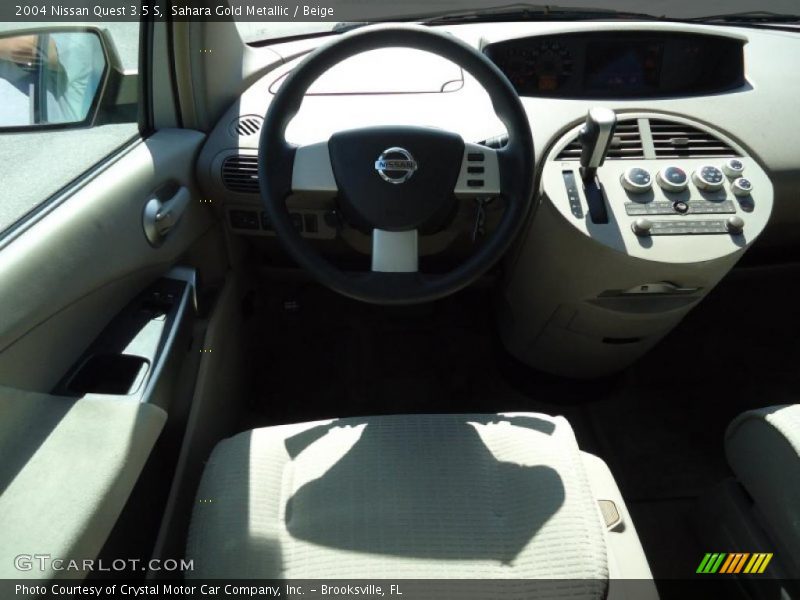 Sahara Gold Metallic / Beige 2004 Nissan Quest 3.5 S