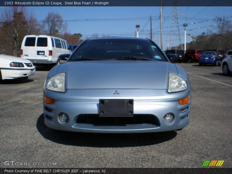 Steel Blue Pearl / Midnight 2003 Mitsubishi Eclipse GS Coupe