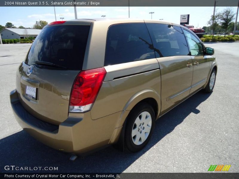 Sahara Gold Metallic / Beige 2004 Nissan Quest 3.5 S