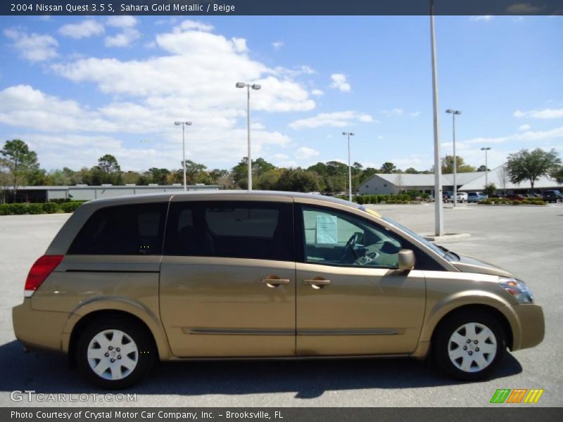 Sahara Gold Metallic / Beige 2004 Nissan Quest 3.5 S