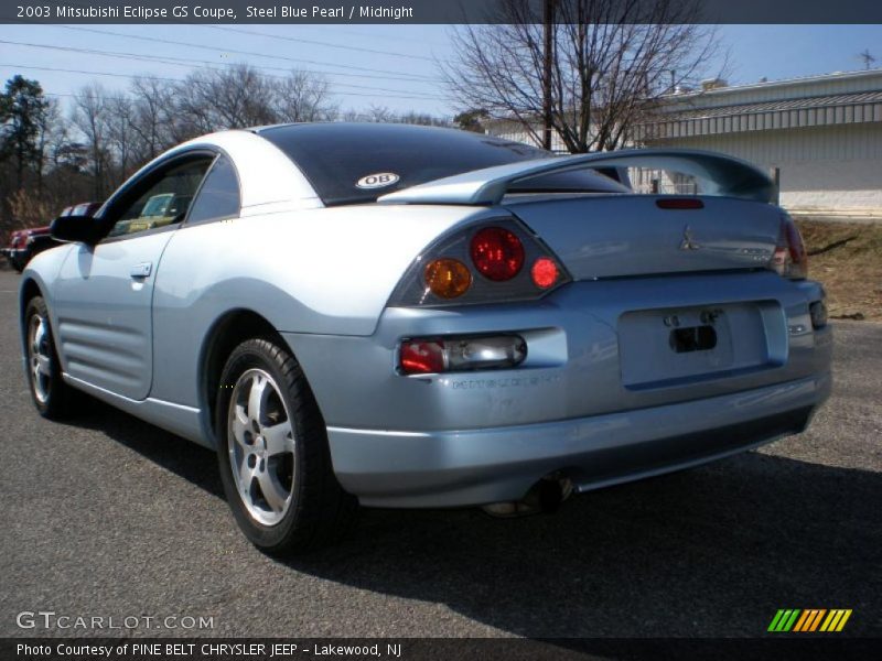 Steel Blue Pearl / Midnight 2003 Mitsubishi Eclipse GS Coupe