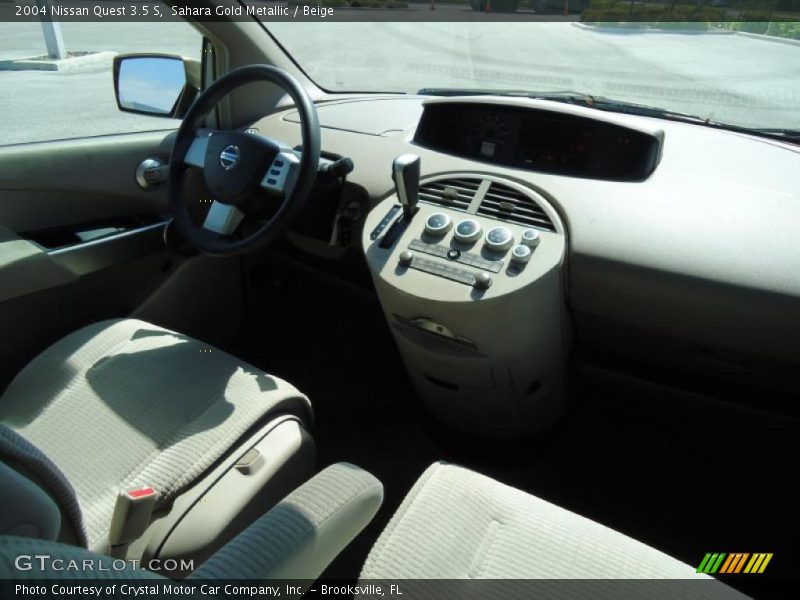 Sahara Gold Metallic / Beige 2004 Nissan Quest 3.5 S