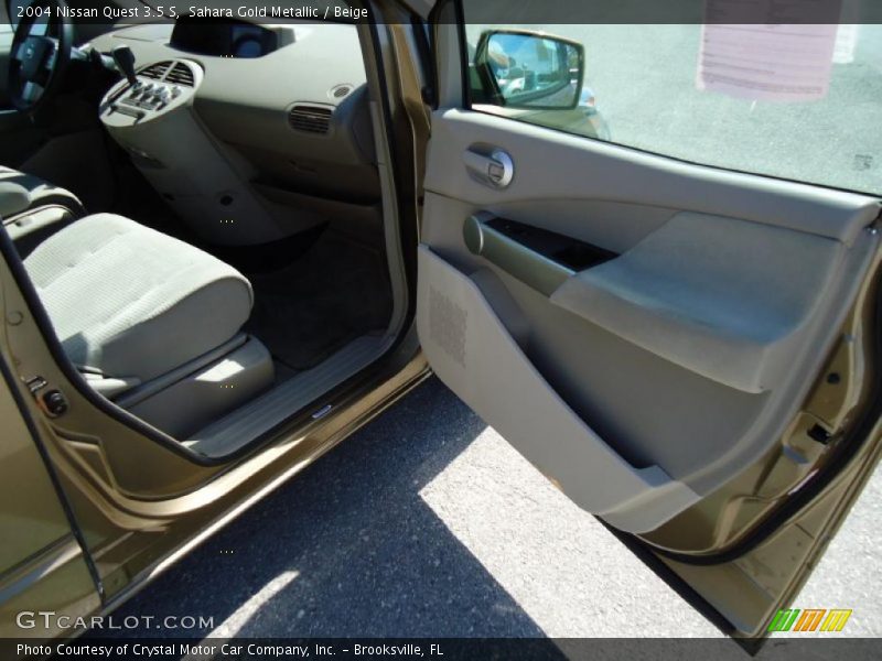 Sahara Gold Metallic / Beige 2004 Nissan Quest 3.5 S