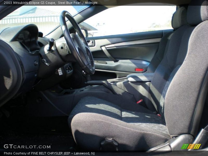 Steel Blue Pearl / Midnight 2003 Mitsubishi Eclipse GS Coupe