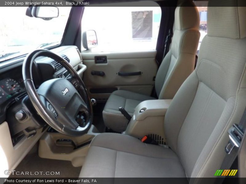 Black / Khaki 2004 Jeep Wrangler Sahara 4x4