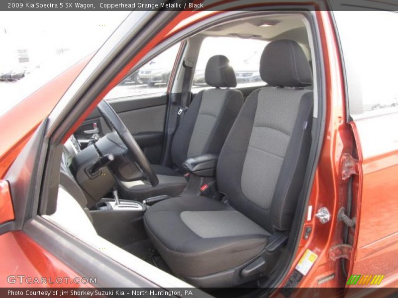  2009 Spectra 5 SX Wagon Black Interior