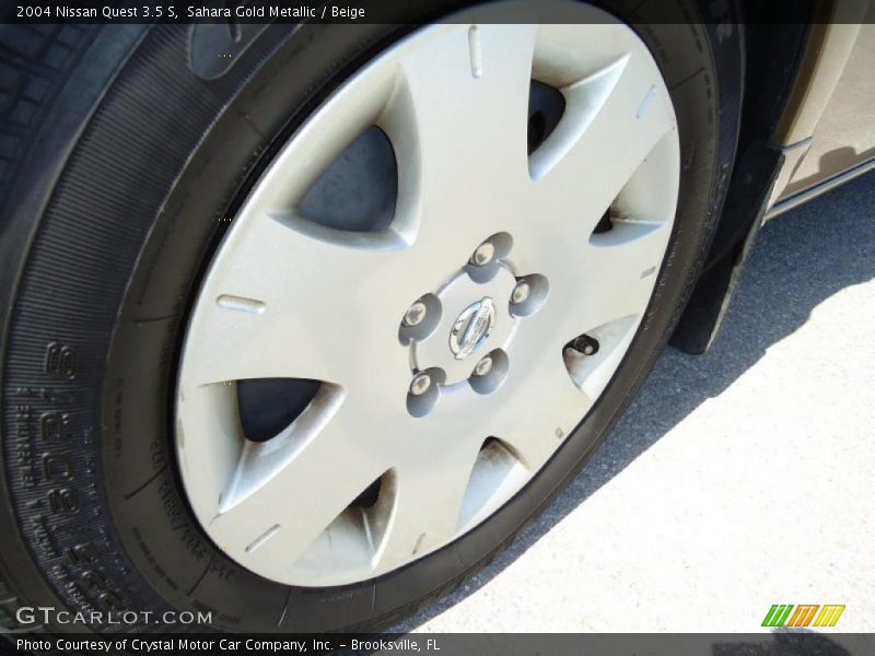 Sahara Gold Metallic / Beige 2004 Nissan Quest 3.5 S