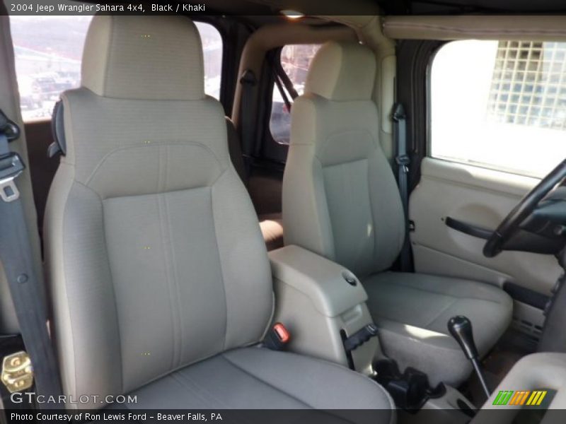  2004 Wrangler Sahara 4x4 Khaki Interior