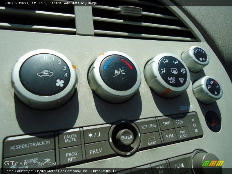 Sahara Gold Metallic / Beige 2004 Nissan Quest 3.5 S
