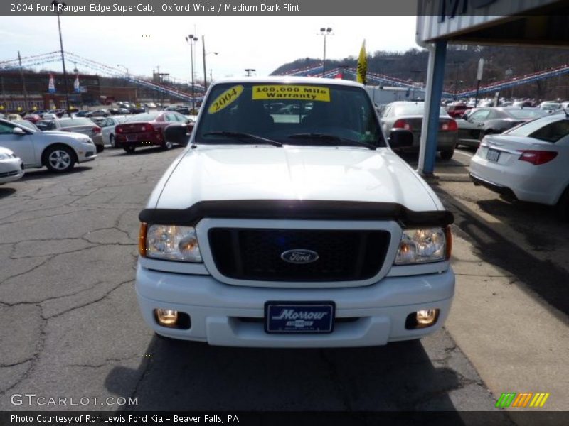 Oxford White / Medium Dark Flint 2004 Ford Ranger Edge SuperCab