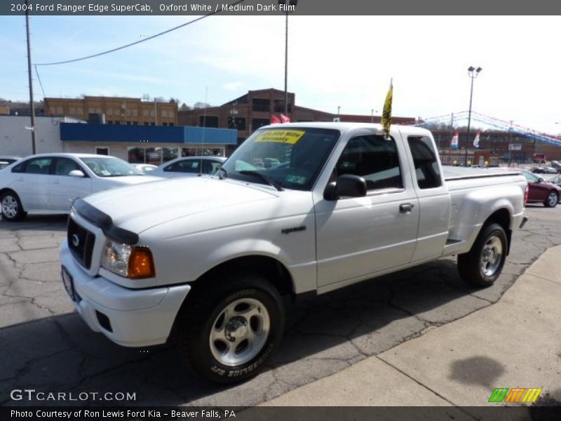 Oxford White / Medium Dark Flint 2004 Ford Ranger Edge SuperCab