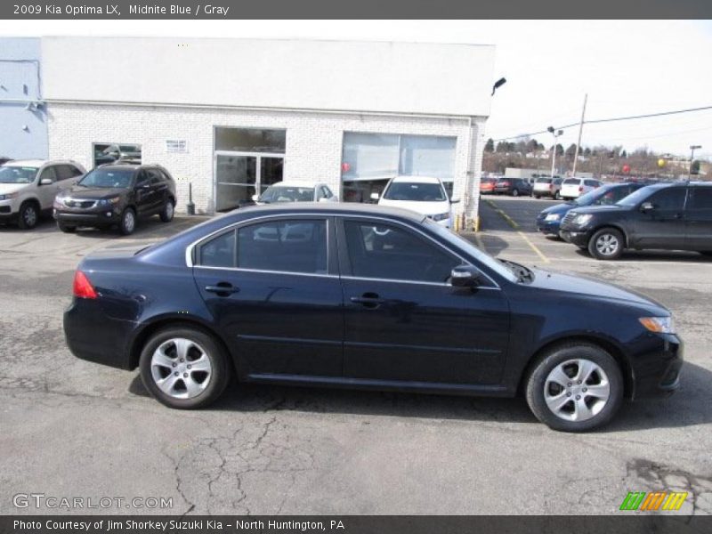 Midnite Blue / Gray 2009 Kia Optima LX