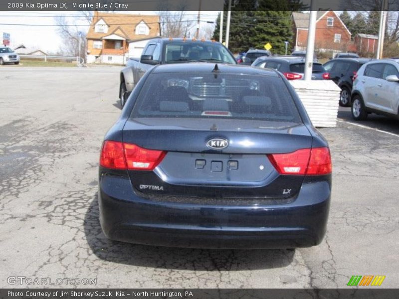 Midnite Blue / Gray 2009 Kia Optima LX