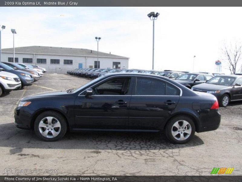 Midnite Blue / Gray 2009 Kia Optima LX
