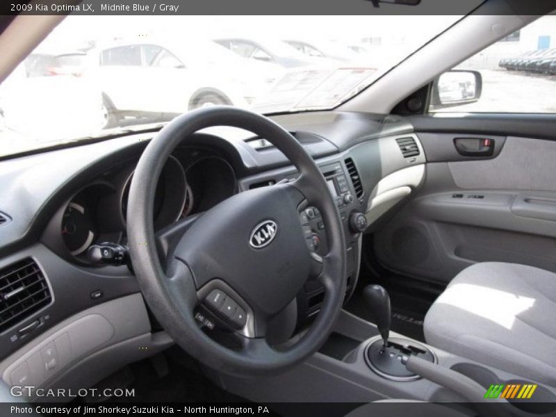 Midnite Blue / Gray 2009 Kia Optima LX