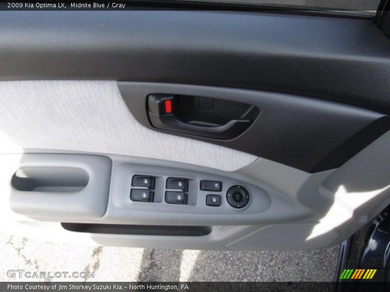 Midnite Blue / Gray 2009 Kia Optima LX