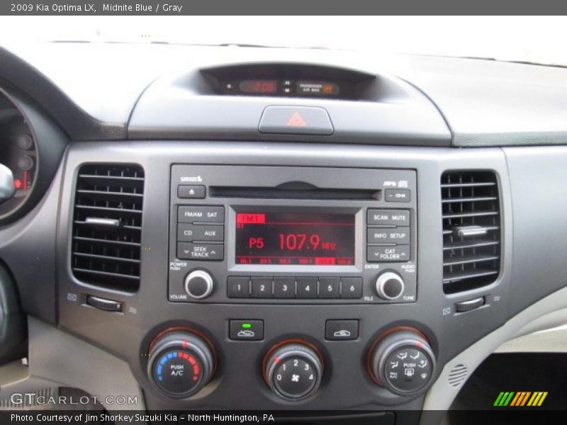 Midnite Blue / Gray 2009 Kia Optima LX