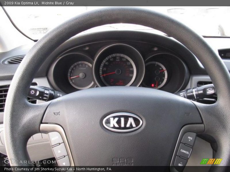 Midnite Blue / Gray 2009 Kia Optima LX
