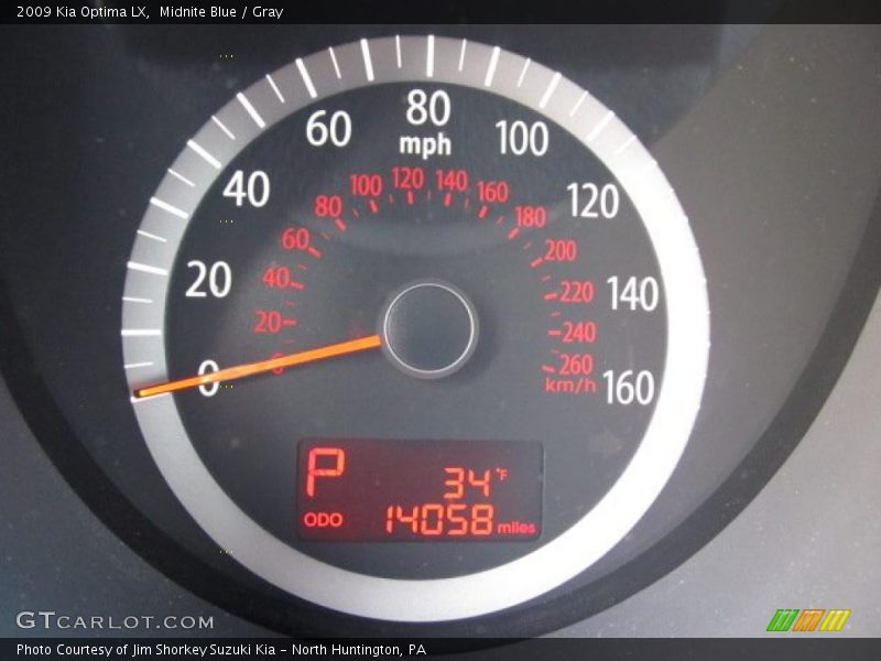 Midnite Blue / Gray 2009 Kia Optima LX