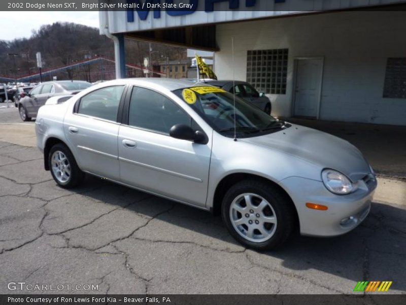 Bright Silver Metallic / Dark Slate Gray 2002 Dodge Neon SXT