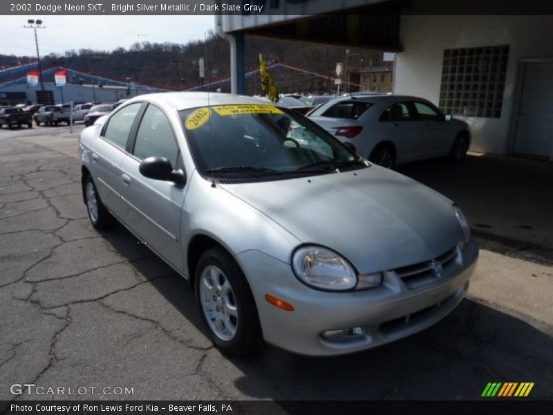 Bright Silver Metallic / Dark Slate Gray 2002 Dodge Neon SXT