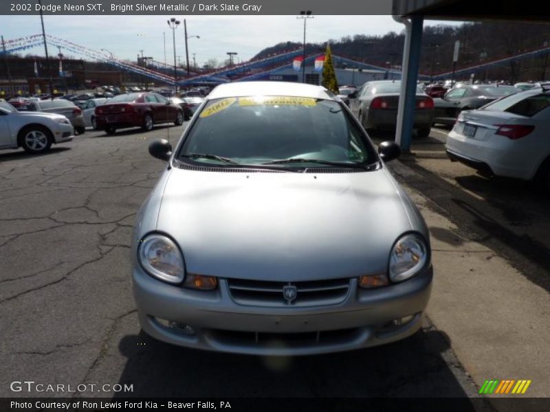 Bright Silver Metallic / Dark Slate Gray 2002 Dodge Neon SXT