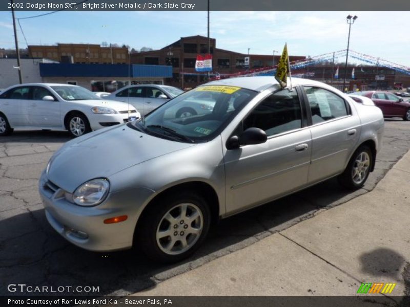 Bright Silver Metallic / Dark Slate Gray 2002 Dodge Neon SXT