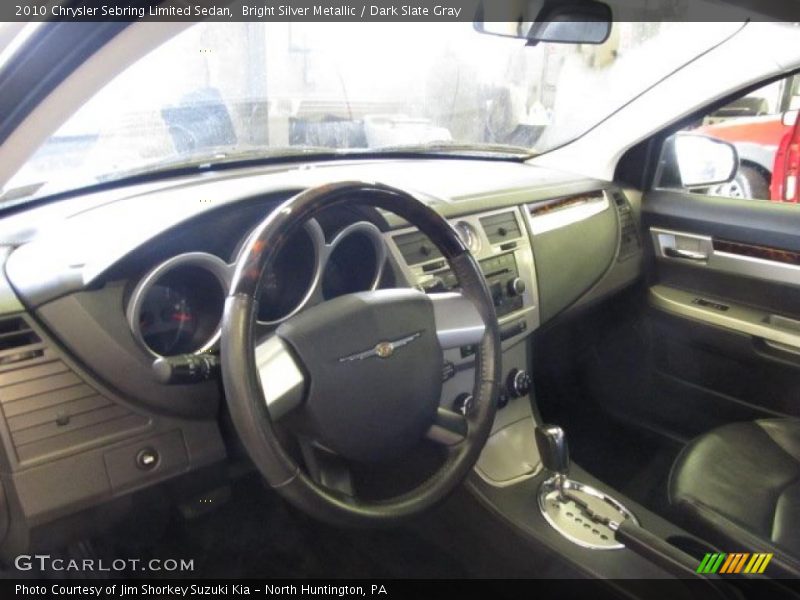 Bright Silver Metallic / Dark Slate Gray 2010 Chrysler Sebring Limited Sedan