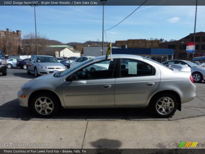 Bright Silver Metallic / Dark Slate Gray 2002 Dodge Neon SXT
