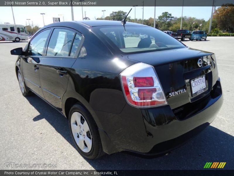 Super Black / Charcoal/Steel 2008 Nissan Sentra 2.0