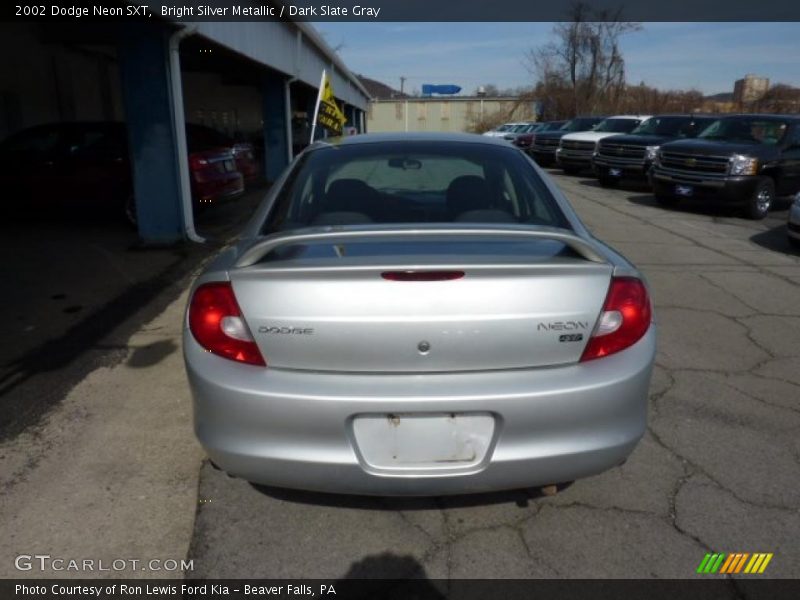 Bright Silver Metallic / Dark Slate Gray 2002 Dodge Neon SXT
