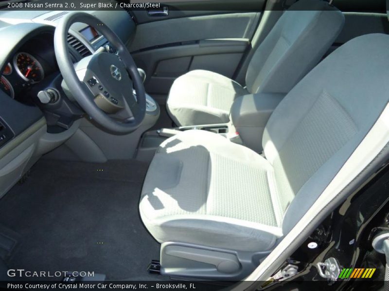 Super Black / Charcoal/Steel 2008 Nissan Sentra 2.0