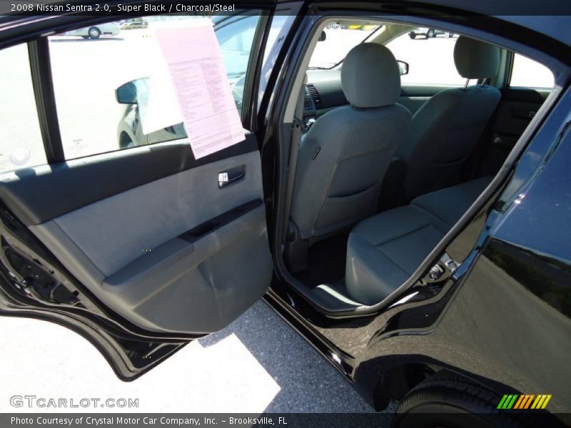 Super Black / Charcoal/Steel 2008 Nissan Sentra 2.0