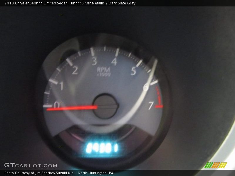 Bright Silver Metallic / Dark Slate Gray 2010 Chrysler Sebring Limited Sedan