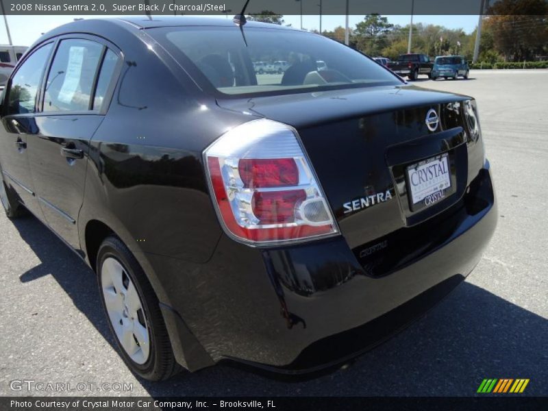 Super Black / Charcoal/Steel 2008 Nissan Sentra 2.0