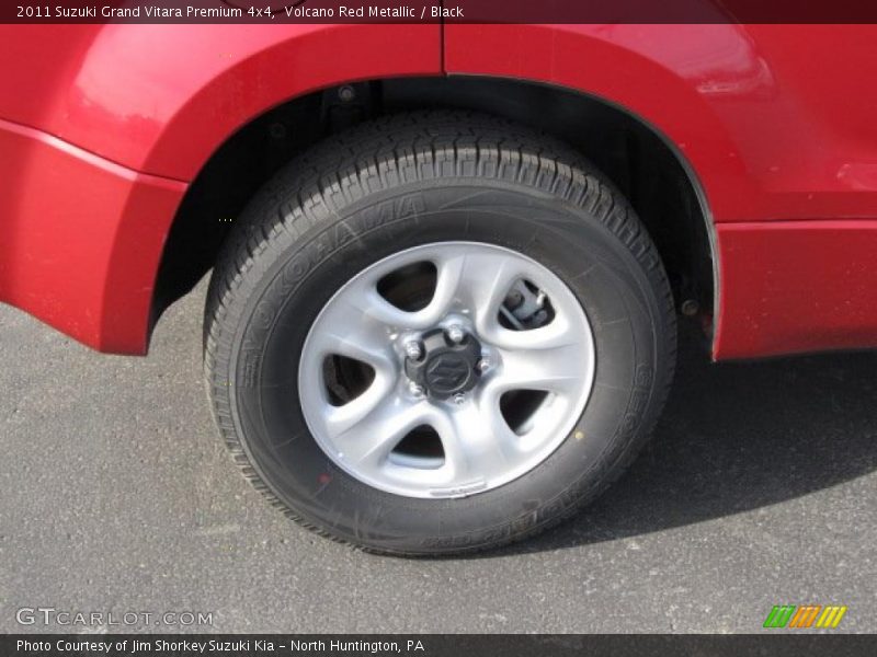Volcano Red Metallic / Black 2011 Suzuki Grand Vitara Premium 4x4