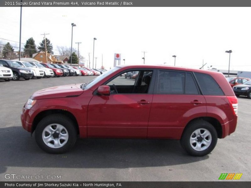 Volcano Red Metallic / Black 2011 Suzuki Grand Vitara Premium 4x4