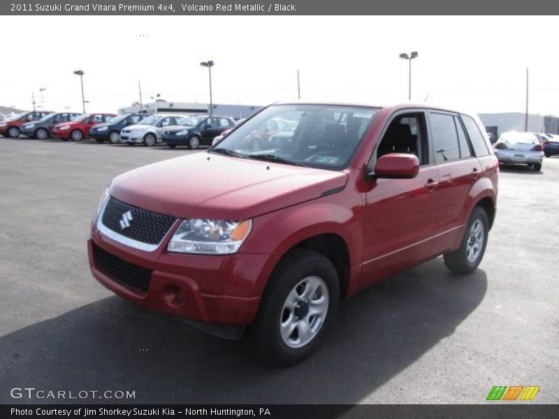 Volcano Red Metallic / Black 2011 Suzuki Grand Vitara Premium 4x4